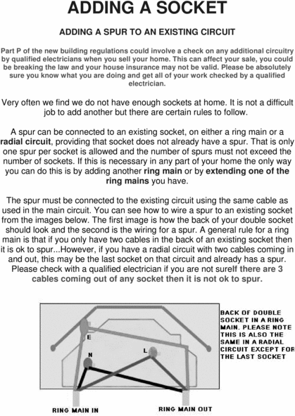 Product picture DIY. How To Add Another Socket.