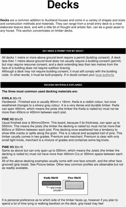 Product picture DIY. All About Decking.