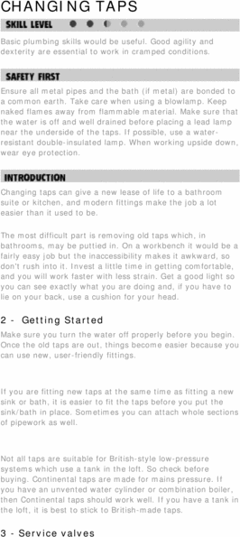 Product picture DIY. Changing Taps.