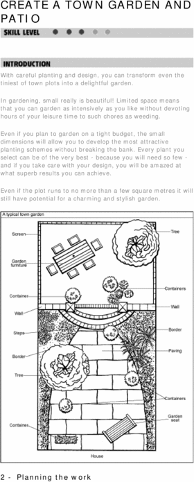 Product picture DIY. Create Your Own Town Garden And Patio.