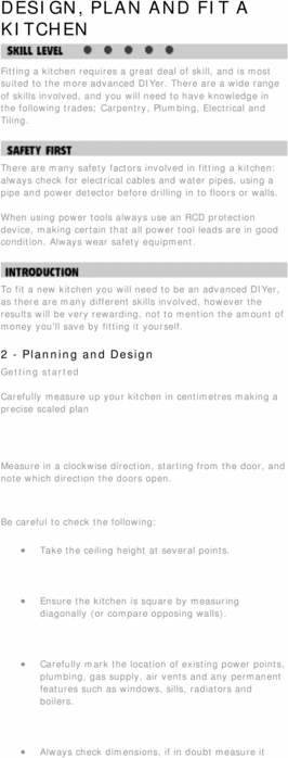 Product picture DIY. Design, Plan And Fit A Kitchen.